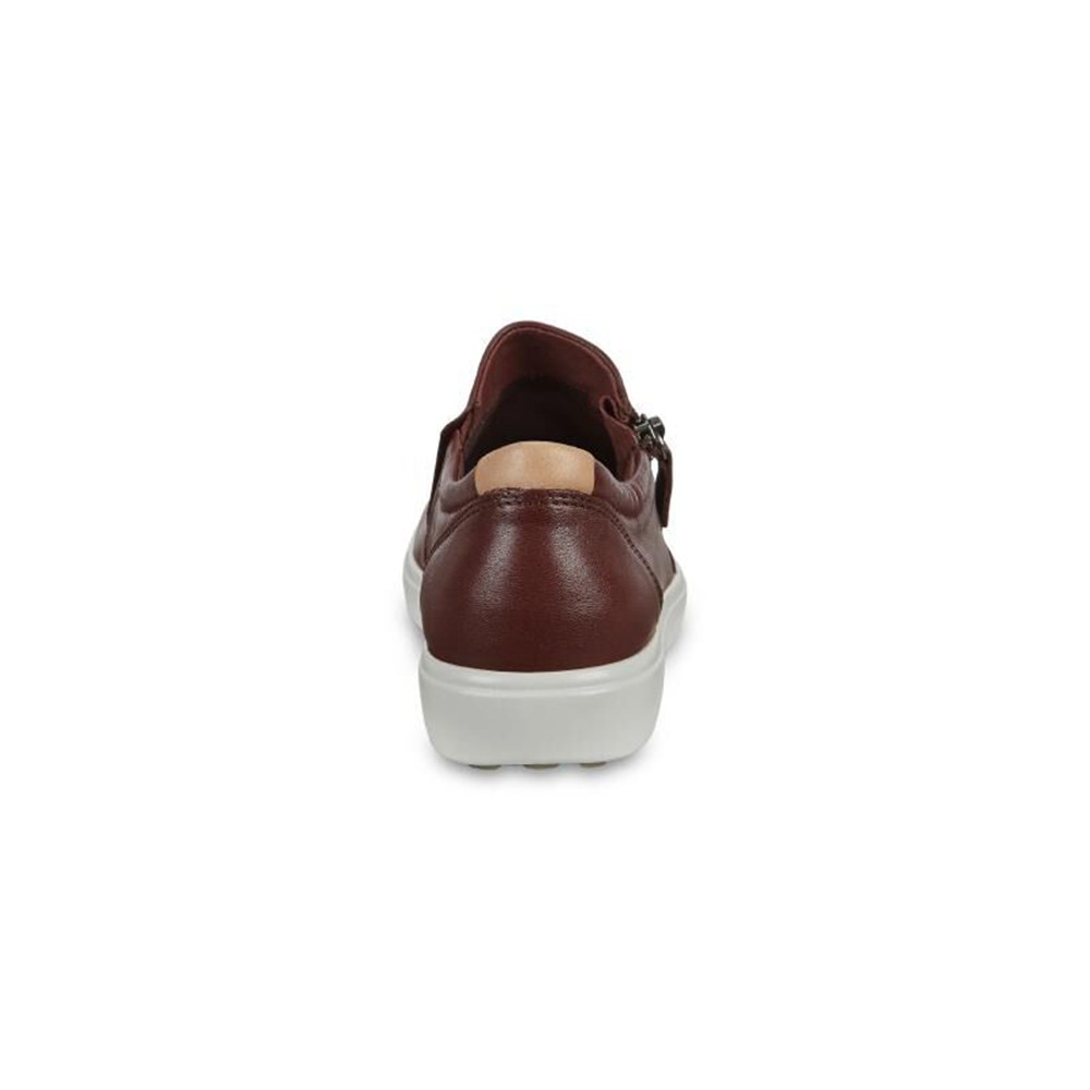 Slip On Mujer - ECCO Soft 7 - Marrom - VZG524798